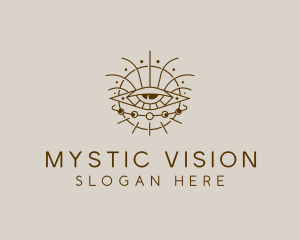 Eye Boho Cosmos logo design