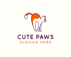 Cute Cat Vet logo