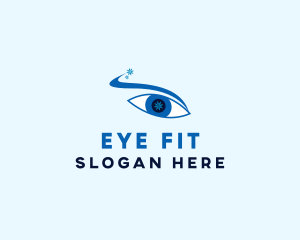 Snowflake Optic Eye  logo design