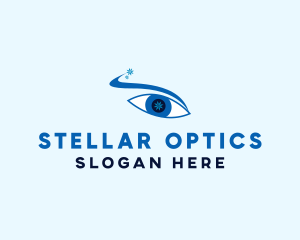 Snowflake Optic Eye  logo design