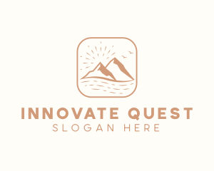 Mountain River Adventure logo design