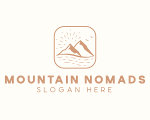 Mountain River Adventure logo design