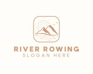 Mountain River Adventure logo design