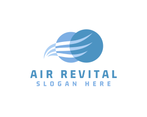 HVAC Air Ventilation logo design