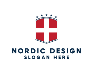 Danish National Shield logo