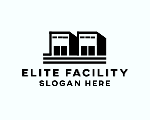 Logistics Storage Building logo design