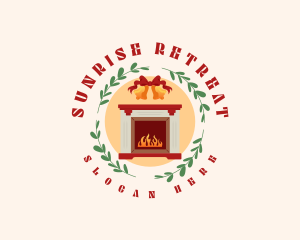 Christmas Holiday Fireplace logo