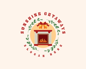 Christmas Holiday Fireplace logo