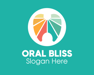 Colorful Dental Tooth logo