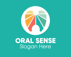 Colorful Dental Tooth logo