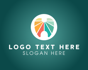 Colorful Dental Tooth Logo