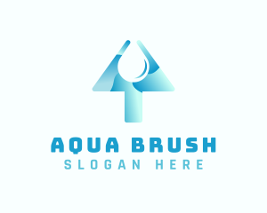 Arrow Water Drop logo design