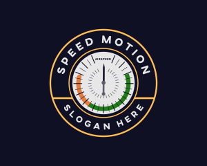 Airspeed Gauge Meter logo design