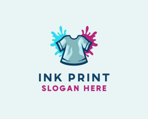 Fashion T shirt Paint logo design