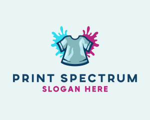 Fashion T shirt Paint logo design