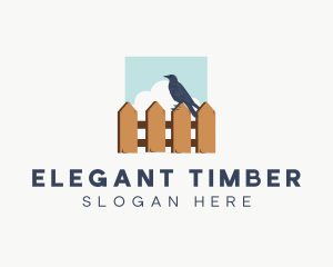 Wood Fence Crow logo