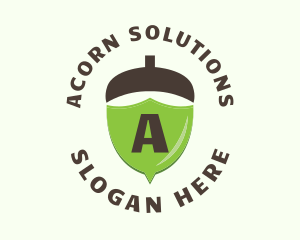 Acorn Nut Shield logo