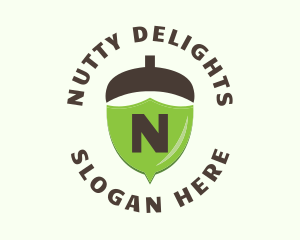 Acorn Nut Shield logo