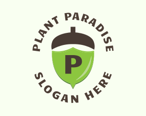 Acorn Nut Plant logo design