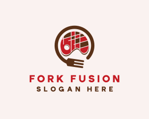 Steak Fork Restaurant logo design