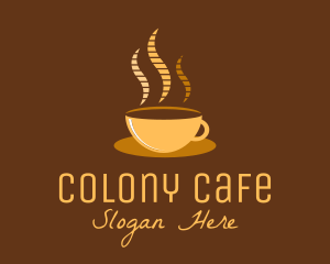 Hot Coffee Cafe logo design