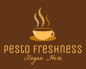 Hot Coffee Cafe logo design