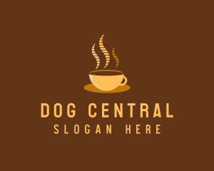 Hot Coffee Cafe logo design