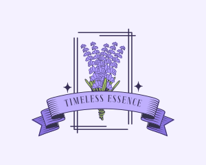 Aromatherapy Lavender Flower logo design