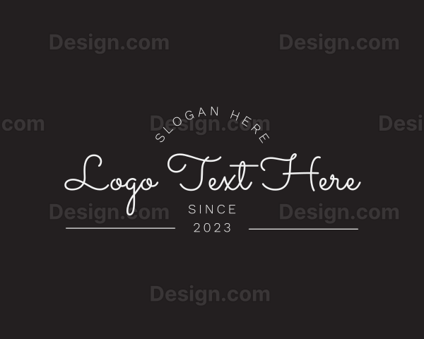 Elegant Cursive Business Logo