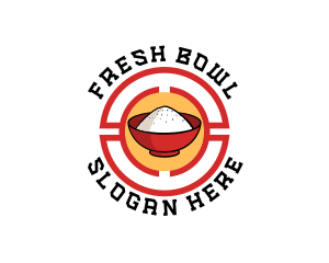 Oriental Rice Bowl logo design