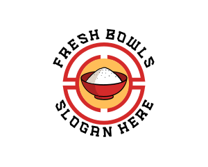 Oriental Rice Bowl logo design