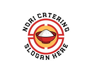 Oriental Rice Bowl logo design