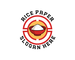 Oriental Rice Bowl logo design