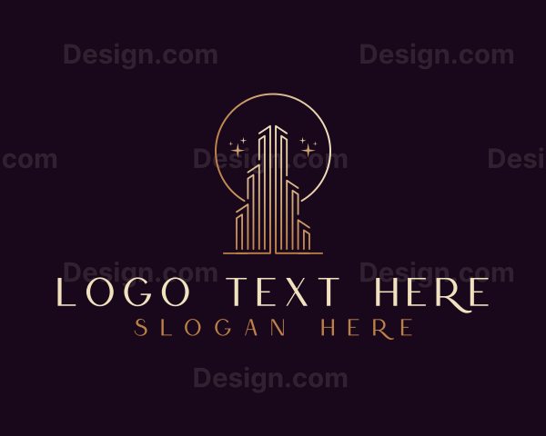 Luxury Tower Building Logo