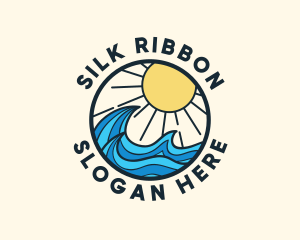 Sunny Ocean Wave logo design