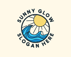 Sunny Ocean Wave logo