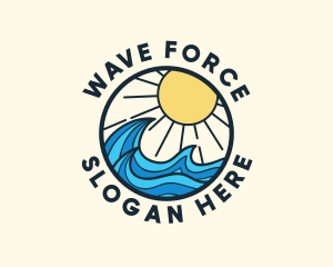 Sunny Ocean Wave logo