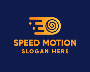 Fast Swirl Bullet logo design