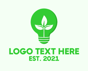 Eco Friendly Light Bul b logo