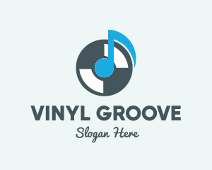Retro Vinyl Record logo