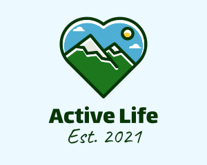 Mountain Hike Lover  logo