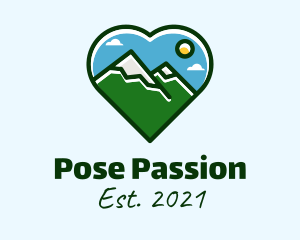 Mountain Hike Lover  logo design