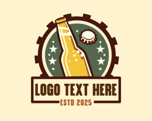 Pub Beer Bottle logo
