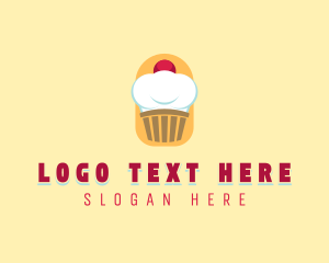 Cupcake Baker Toque logo