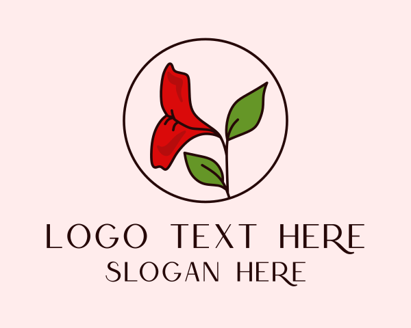Flower Garden logo example 1