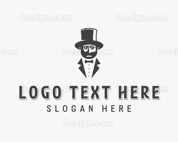 Tuxedo Gentleman Tailoring Logo