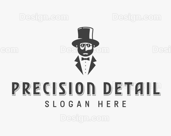 Tuxedo Gentleman Tailoring Logo