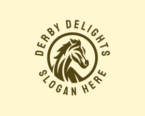 Equestrian Horse Stallion logo design