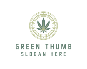 Cannabis Weed Plantation logo design