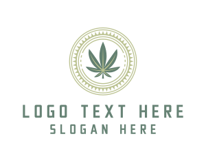 Plantation - Cannabis Weed Plantation logo design